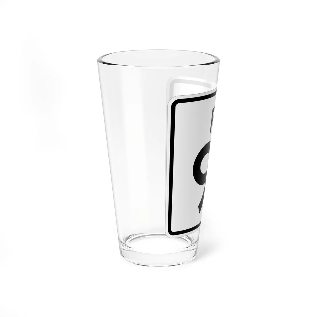 Rhode Island 91 (Rhode Island) (Road Sign) Pint Glass 16oz - Go Mug Yourself