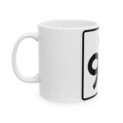 Rhode Island 94 (Rhode Island) (Road Sign) White Coffee Mug - Go Mug Yourself