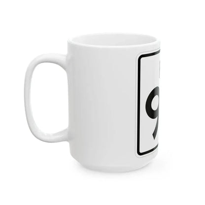Rhode Island 94 (Rhode Island) (Road Sign) White Coffee Mug - Go Mug Yourself