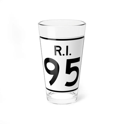 Rhode Island 95 (Rhode Island) (Road Sign) Pint Glass 16oz 16oz - Go Mug Yourself