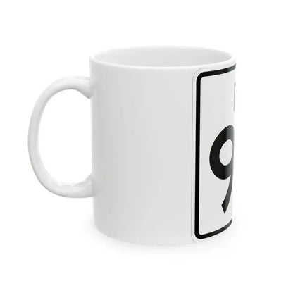 Rhode Island 95 (Rhode Island) (Road Sign) White Coffee Mug - Go Mug Yourself