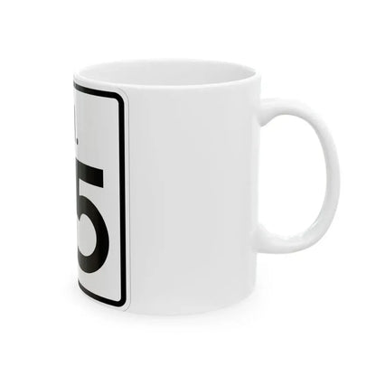 Rhode Island 95 (Rhode Island) (Road Sign) White Coffee Mug - Go Mug Yourself