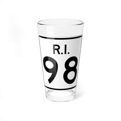 Rhode Island 98 (Rhode Island) (Road Sign) Pint Glass 16oz - Go Mug Yourself