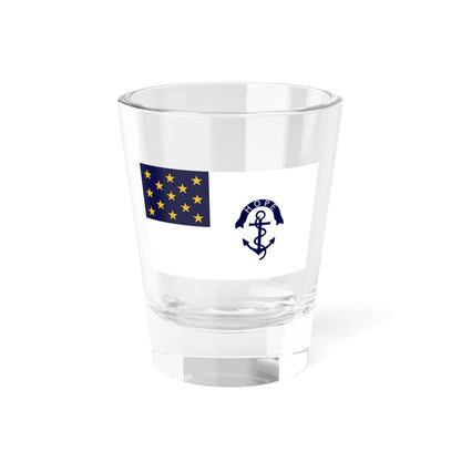 Rhode Island Regimental Flag (United States) Shot Glass 1.5oz 1.5oz - Go Mug Yourself