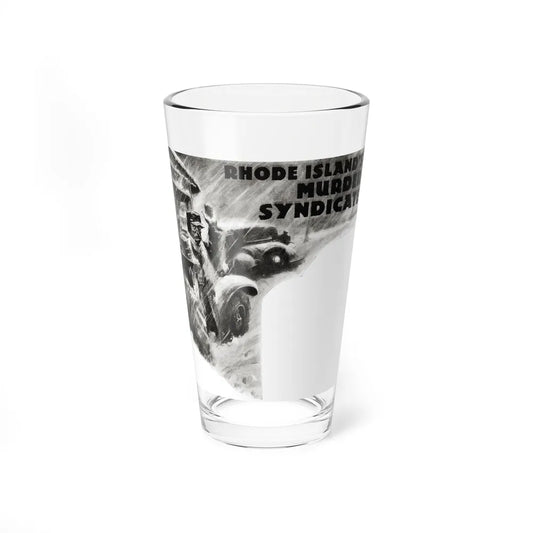 Rhode Island's Murder Syndicate, Liberty, November 12, 1938 (Magazine Illustration) Pint Glass 16oz 16oz - Go Mug Yourself