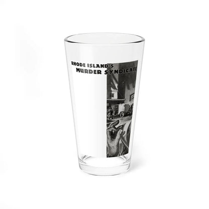 Rhode Island's Murder Syndicate, Liberty, November 5, 1938 (Magazine Illustration) Pint Glass 16oz 16oz - Go Mug Yourself