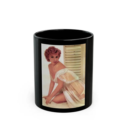 Rhonda Fleming #05 (Vintage Female Icon) Black Coffee Mug 11oz - Go Mug Yourself