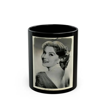 Rhonda Fleming #124 (Vintage Female Icon) Black Coffee Mug 11oz - Go Mug Yourself