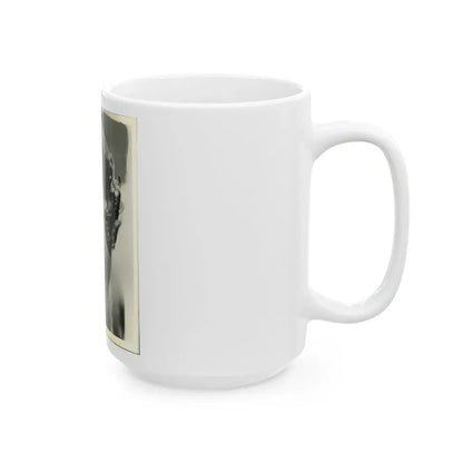 Rhonda Fleming #124 (Vintage Female Icon) White Coffee Mug - Go Mug Yourself