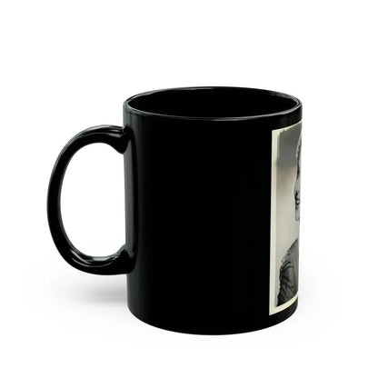 Rhonda Fleming #136 (Vintage Female Icon) Black Coffee Mug - Go Mug Yourself
