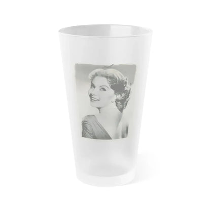 Rhonda Fleming #136 (Vintage Female Icon) Frosted Pint Glass 16oz 16oz Frosted - Go Mug Yourself