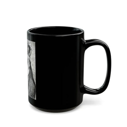 Rhonda Fleming #142 (Vintage Female Icon) Black Coffee Mug - Go Mug Yourself