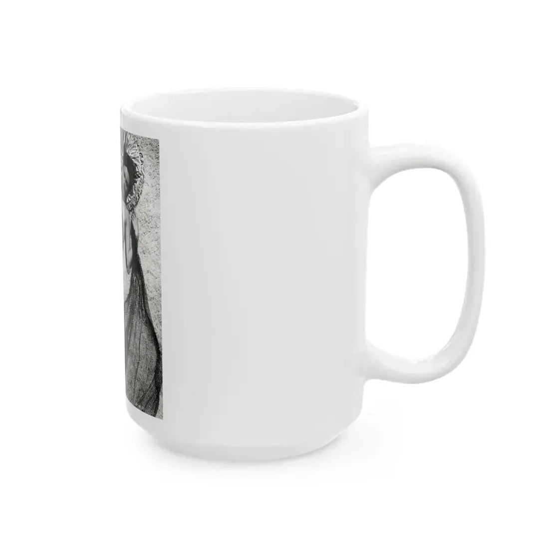 Rhonda Fleming #142 (Vintage Female Icon) White Coffee Mug - Go Mug Yourself