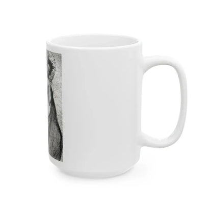 Rhonda Fleming #142 (Vintage Female Icon) White Coffee Mug - Go Mug Yourself