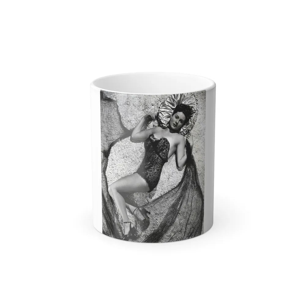 Rhonda Fleming #142 (Vintage Female Icons) Color Changing Mug 11oz-11oz-Go Mug Yourself