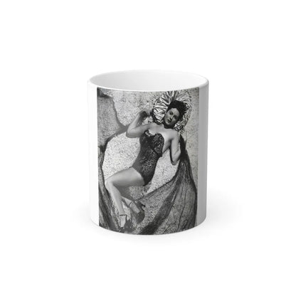 Rhonda Fleming #142 (Vintage Female Icons) Color Changing Mug 11oz-11oz-Go Mug Yourself