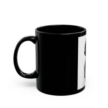 Rhonda Fleming #146 (Vintage Female Icon) Black Coffee Mug - Go Mug Yourself