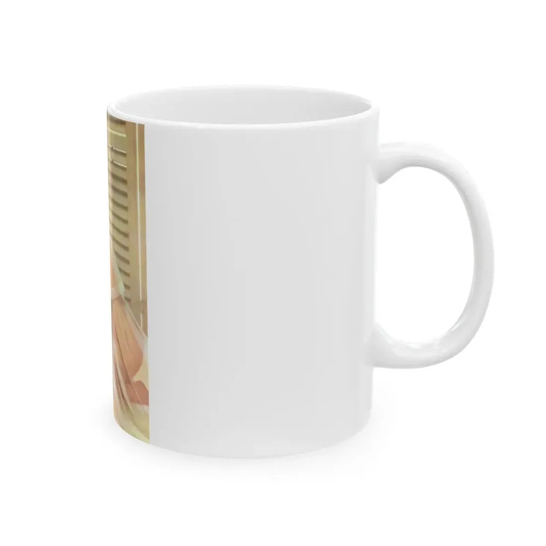 Rhonda Fleming #158 (Vintage Female Icon) White Coffee Mug - Go Mug Yourself