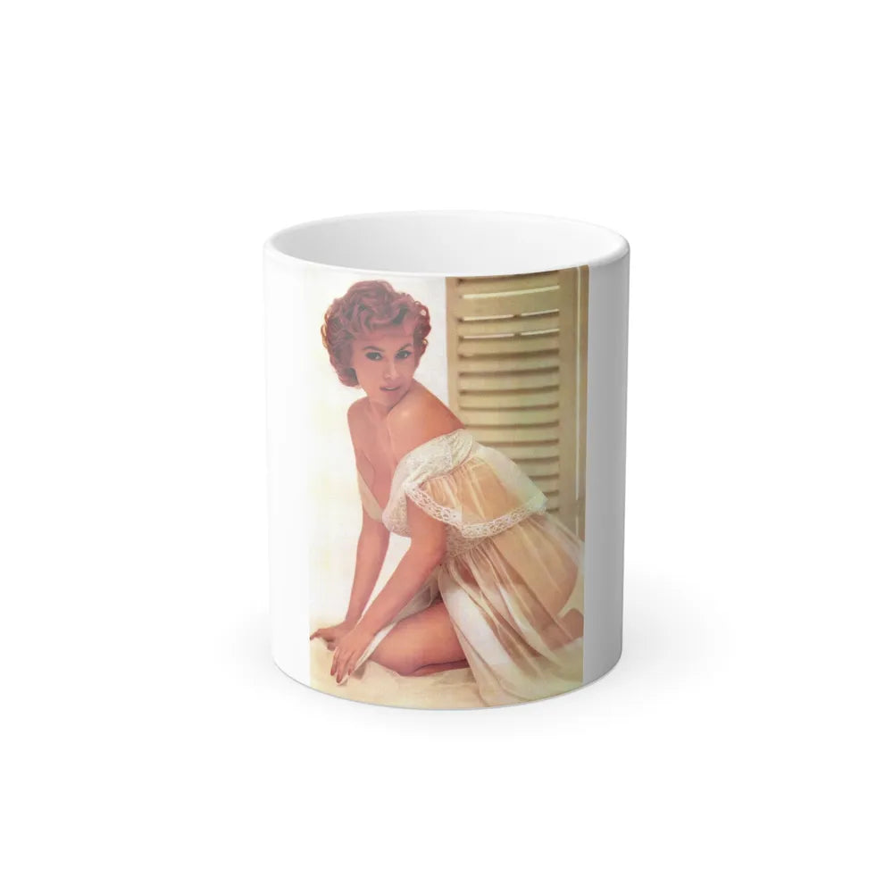Rhonda Fleming #158 (Vintage Female Icons) Color Changing Mug 11oz-11oz-Go Mug Yourself