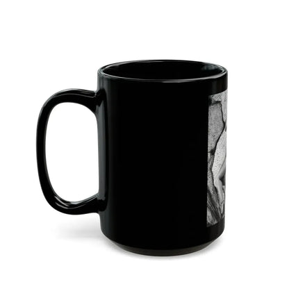 Rhonda Fleming #159 (Vintage Female Icon) Black Coffee Mug - Go Mug Yourself
