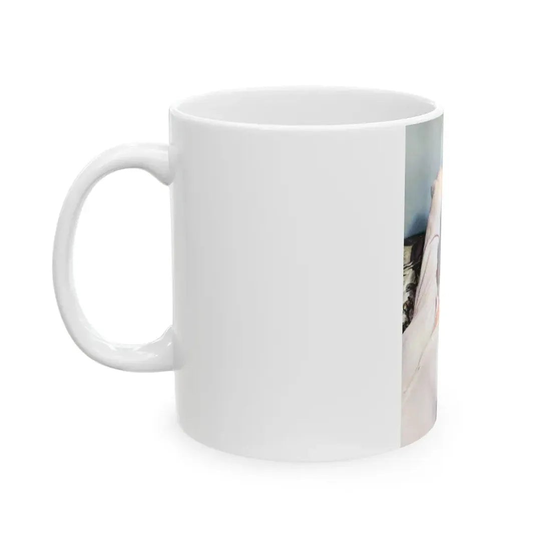 Rhonda Fleming #160 (Vintage Female Icon) White Coffee Mug - Go Mug Yourself