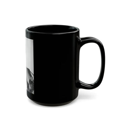 Rhonda Fleming #162 (Vintage Female Icon) Black Coffee Mug - Go Mug Yourself