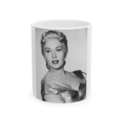 Rhonda Fleming #162 (Vintage Female Icon) White Coffee Mug 11oz - Go Mug Yourself