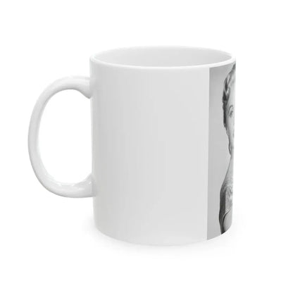 Rhonda Fleming #162 (Vintage Female Icon) White Coffee Mug - Go Mug Yourself