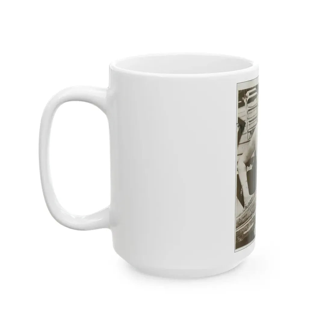 Rhonda Fleming #163 (Vintage Female Icon) White Coffee Mug - Go Mug Yourself