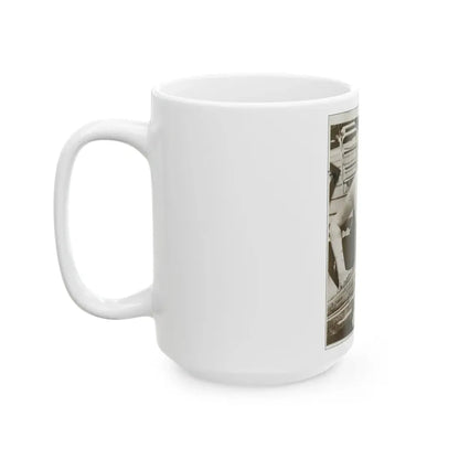 Rhonda Fleming #163 (Vintage Female Icon) White Coffee Mug - Go Mug Yourself