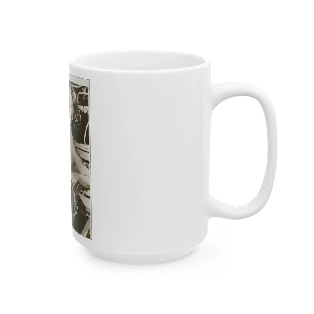 Rhonda Fleming #163 (Vintage Female Icon) White Coffee Mug - Go Mug Yourself