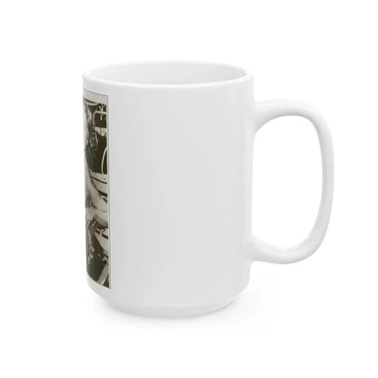 Rhonda Fleming #163 (Vintage Female Icon) White Coffee Mug - Go Mug Yourself