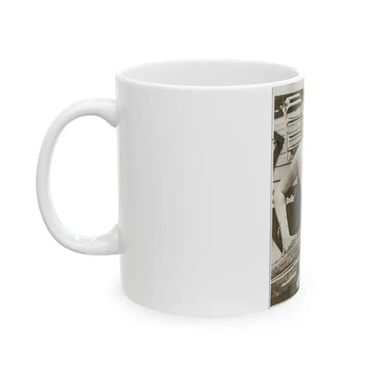 Rhonda Fleming #163 (Vintage Female Icon) White Coffee Mug - Go Mug Yourself