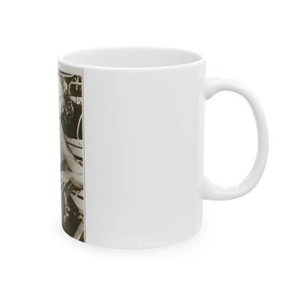 Rhonda Fleming #163 (Vintage Female Icon) White Coffee Mug - Go Mug Yourself