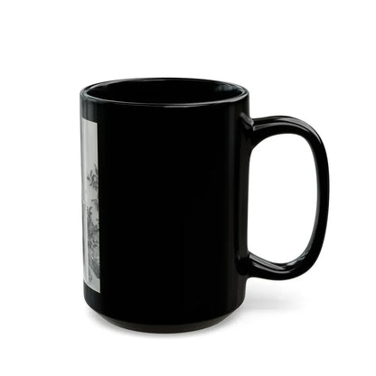 Rhonda Fleming #165 (Vintage Female Icon) Black Coffee Mug - Go Mug Yourself