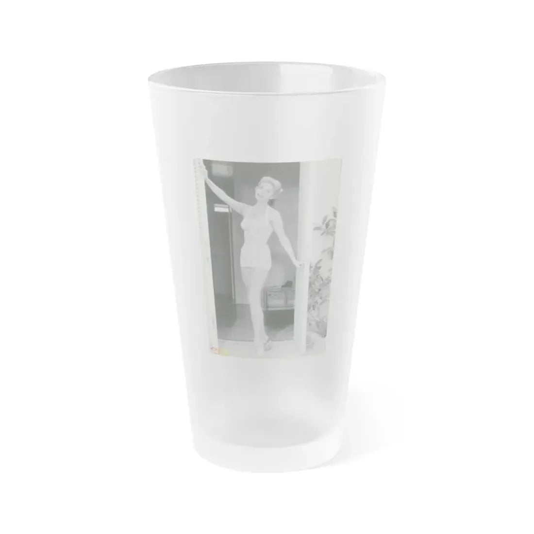 Rhonda Fleming #165 (Vintage Female Icon) Frosted Pint Glass 16oz 16oz Frosted - Go Mug Yourself