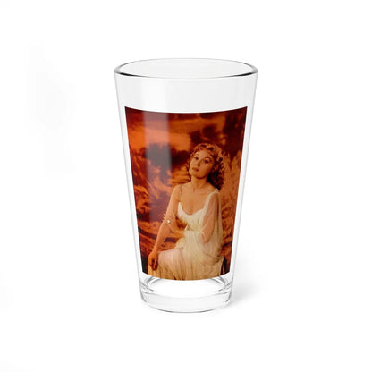 Rhonda Fleming #167 (Vintage Female Icon) Pint Glass 16oz-16oz-Go Mug Yourself