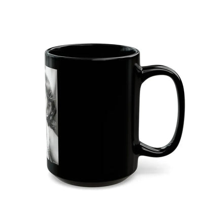 Rhonda Fleming #169 (Vintage Female Icon) Black Coffee Mug - Go Mug Yourself