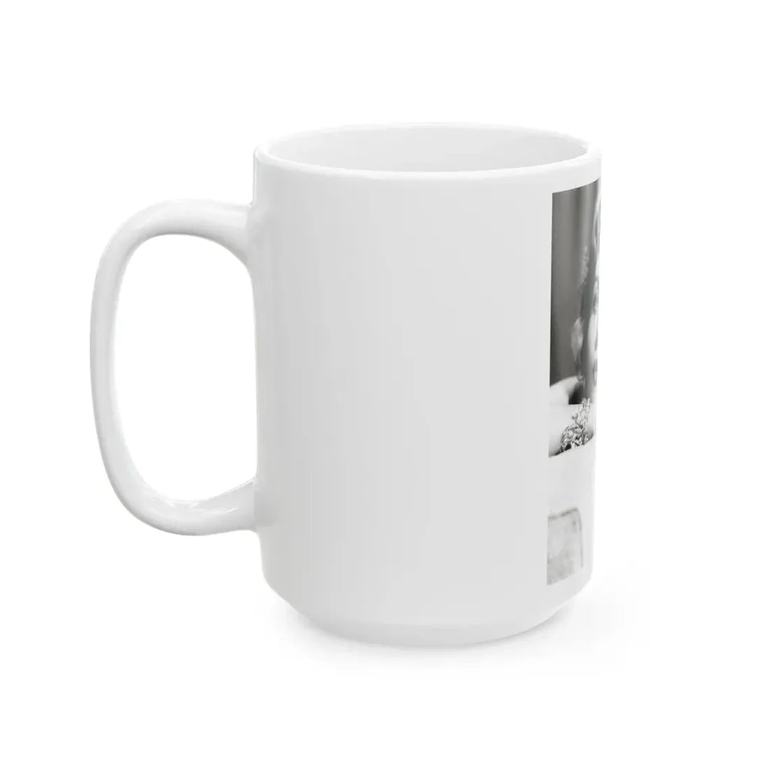 Rhonda Fleming #169 (Vintage Female Icon) White Coffee Mug - Go Mug Yourself