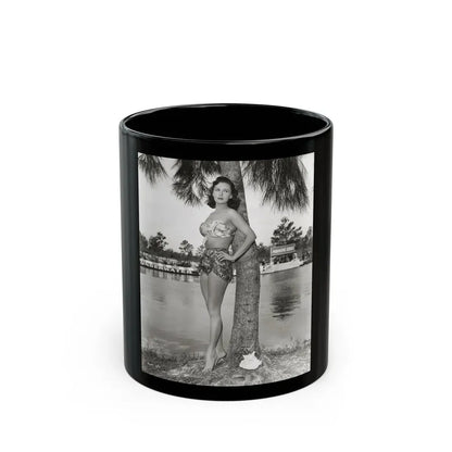Rhonda Fleming #172 (Vintage Female Icon) Black Coffee Mug 11oz - Go Mug Yourself