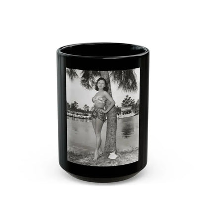 Rhonda Fleming #172 (Vintage Female Icon) Black Coffee Mug 15oz - Go Mug Yourself