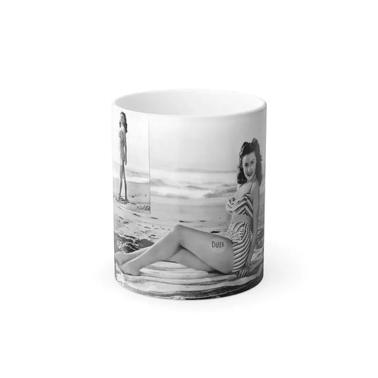 Rhonda Fleming #1731 (Vintage Female Icon) Color Changing Mug 11oz 11oz - Go Mug Yourself