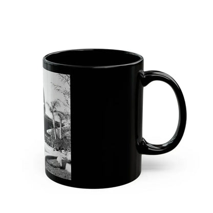Rhonda Fleming #176 (Vintage Female Icon) Black Coffee Mug - Go Mug Yourself