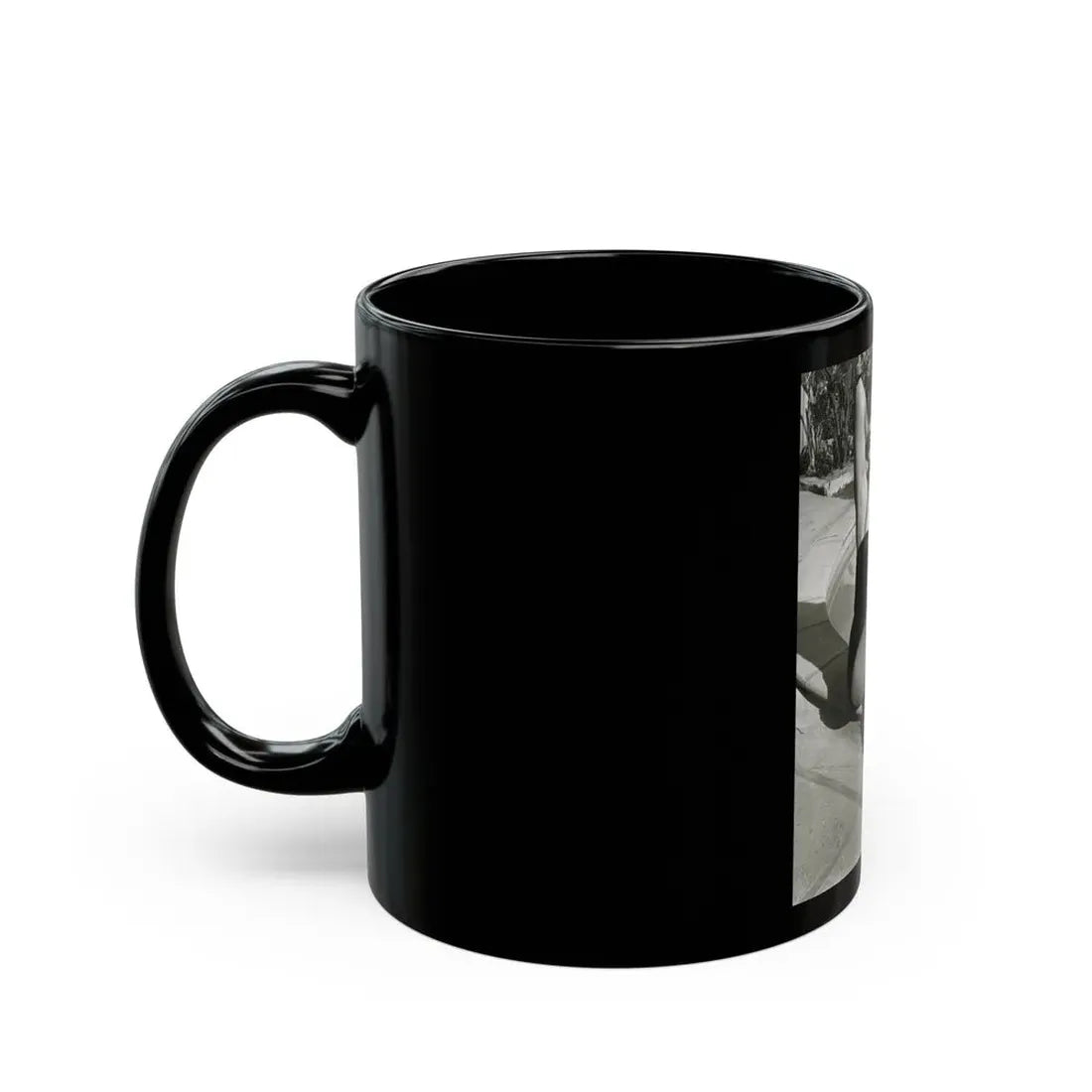 Rhonda Fleming #185 (Vintage Female Icon) Black Coffee Mug - Go Mug Yourself