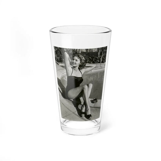 Rhonda Fleming #185 (Vintage Female Icon) Pint Glass 16oz-16oz-Go Mug Yourself