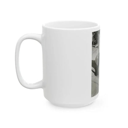 Rhonda Fleming #185 (Vintage Female Icon) White Coffee Mug - Go Mug Yourself