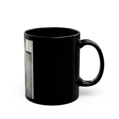 Rhonda Fleming #186 (Vintage Female Icon) Black Coffee Mug - Go Mug Yourself