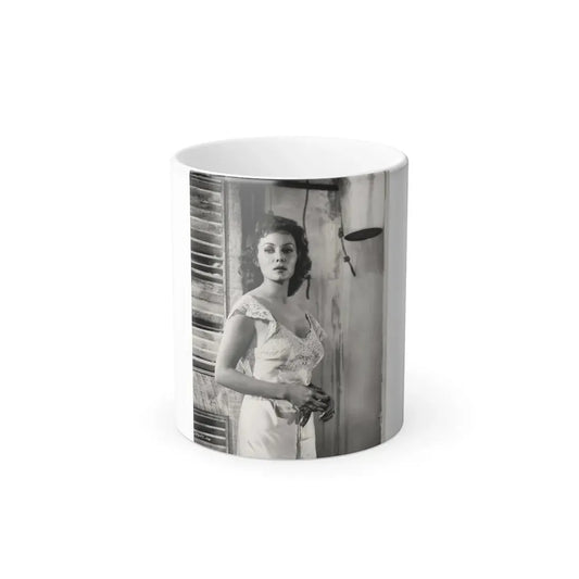 Rhonda Fleming #186 (Vintage Female Icon) Color Changing Mug 11oz 11oz - Go Mug Yourself