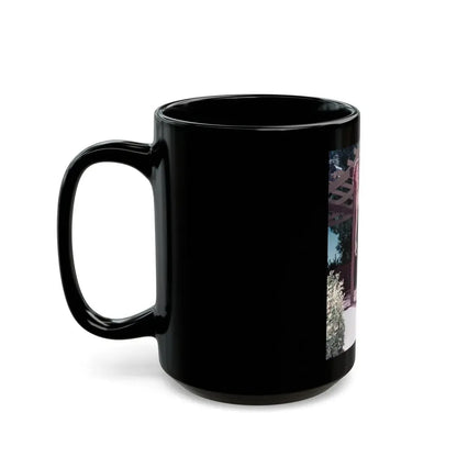 Rhonda Fleming #188 (Vintage Female Icon) Black Coffee Mug - Go Mug Yourself