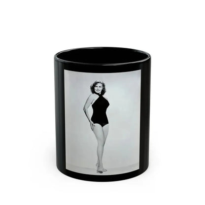 Rhonda Fleming #195 (Vintage Female Icon) Black Coffee Mug 11oz - Go Mug Yourself